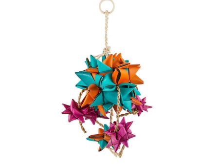 A & E Cages Happy Beaks Starburst Medium Bird Toy 1ea Online Sale