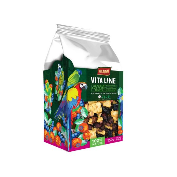 A & E Cages Vitapol Vita Line Forest & Orchard Fruits Parrots & Exotic Birds 1ea 40 g on Sale