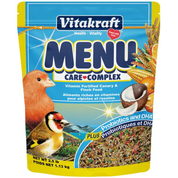 Vitakraft Menu Canary & Finch Food 1ea 2.5 lb For Sale