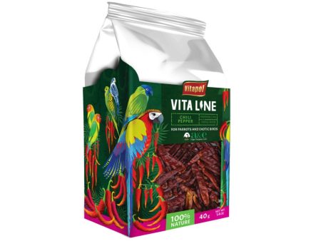 A & E Cages Vitapol Vita Line Chili Pepper for Parrots & Exotic Birds 1ea 150 g Online now