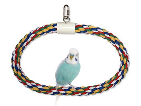 JW Pet Swing N Perch Ring Multi-Color 1ea LG For Discount