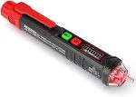 KAIWEETS HT100 Non Contact Voltage Tester AC Electricity Detect Pen 12V-1000V 48V-1000V Dual Range with LCD Display LED Flashlight Buzzer Alarm Wire Breakpoint Finder For Discount