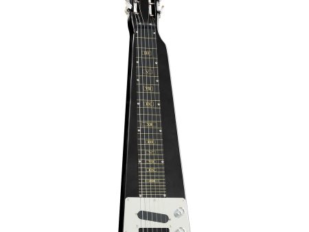 Karrera 29in 6-String Lap Steel Hawaiian Guitar - Black on Sale