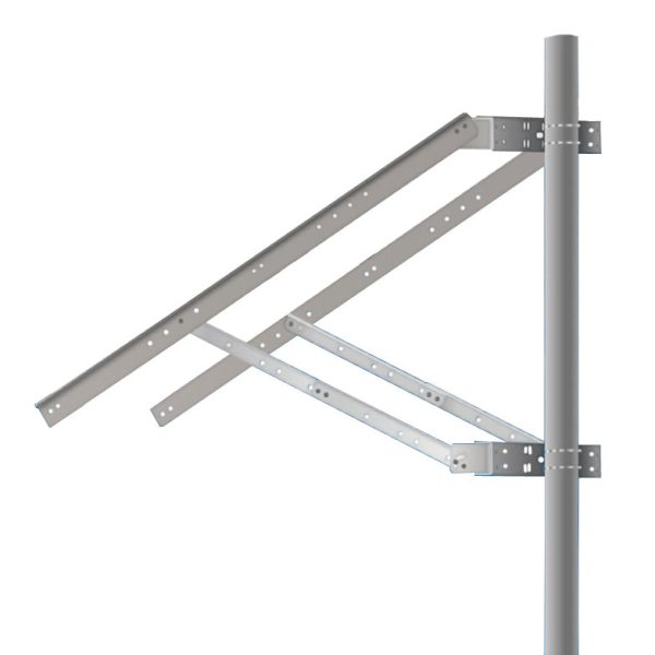 SLD Tech Double Arm Side of Pole  Wall Mount - SLB-0124 Hot on Sale