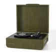 Crosley Mercury Turntable - Green + Crosley Entertainment Stand Bundle Fashion