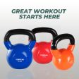 Verpeak Vinyl Kettlebell 16kg Blue Online