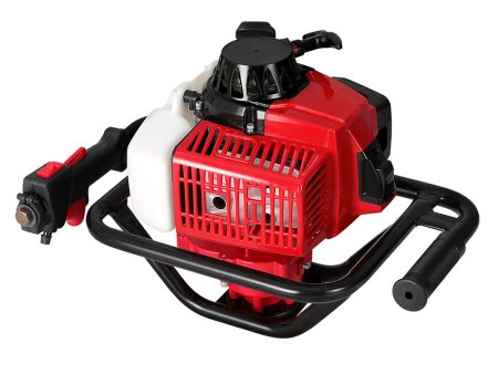 Giantz 92CC Post Hole Digger Motor Only Engine Petrol Red on Sale