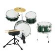 Karrera Children s 4pc Drumkit - Green Fashion