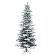 Artificial Tree : Flocked Slim Utica Tree Online Sale