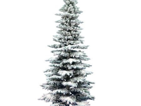 Artificial Tree : Flocked Slim Utica Tree Online Sale