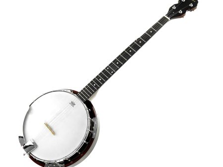 Karrera 5 String Resonator Banjo - Brown For Cheap