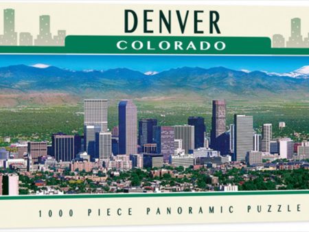 Colorado Panoramic Denver 1000 Piece Puzzle Online