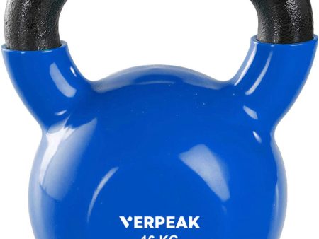 Verpeak Vinyl Kettlebell 16kg Blue Online