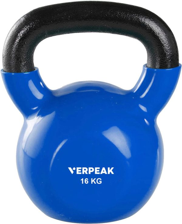 Verpeak Vinyl Kettlebell 16kg Blue Online