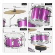 Karrera Childrens 4pc Drum Kit - Purple Online