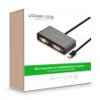 UGREEN 3-in-1 Mini DisplayPort to HDMI&VGA&DVI converter - black (10440) Online