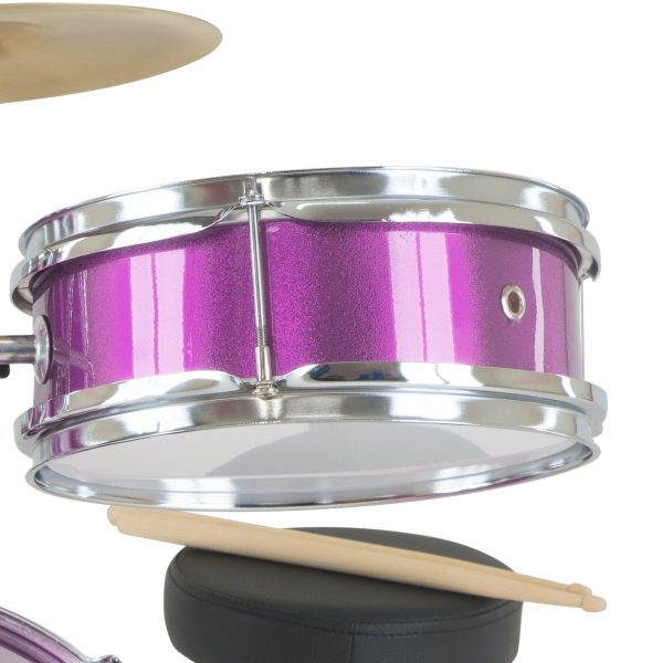 Karrera Childrens 4pc Drum Kit - Purple Online