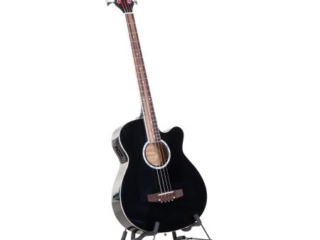 Karrera 43in Acoustic Bass Guitar - Black Cheap