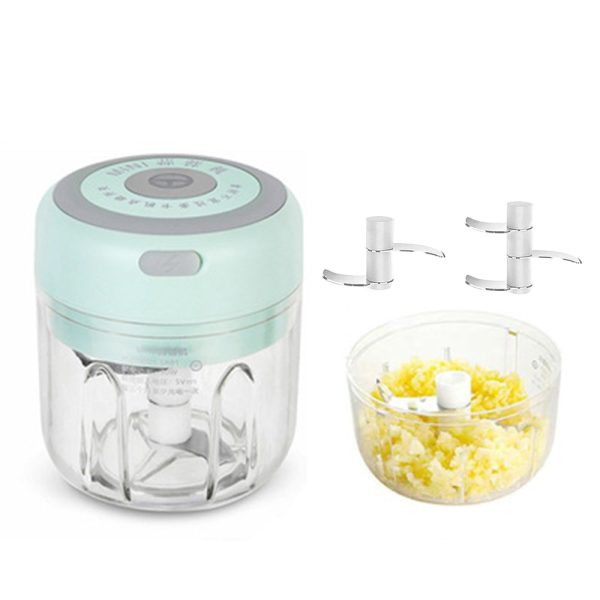 250ML Electric Garlic Food Chopper Vegetable Chopper Grinder Blender Crusher+100ML Cup Cheap