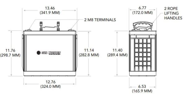 Sun Xtender Battery 153AH 12V Sealed AGM- PVX-1530T Online Sale