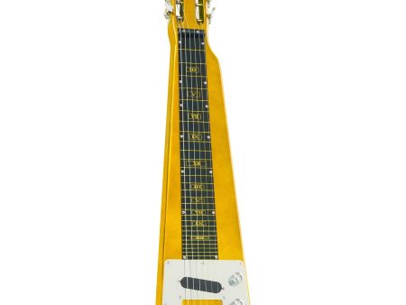 Karrera 29in 6-String Lap Steel Hawaiian Guitar - Metallic Gold For Discount