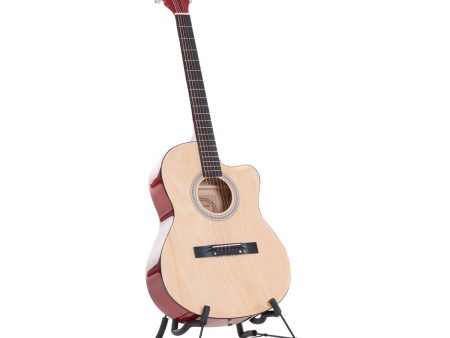 Karrera Acoustic Cutaway 40in Guitar - Natural Supply