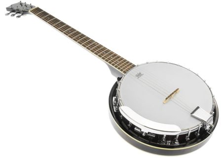 Karrera 6 String Resonator Banjo -  Black Discount