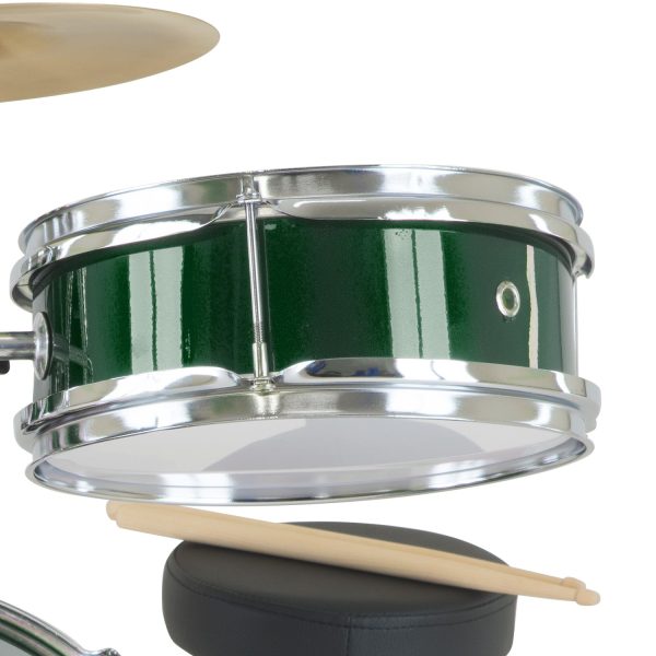 Karrera Children s 4pc Drumkit - Green Fashion