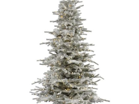 Artificial Tree : Flocked Sierra Tree Supply