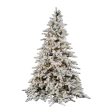 Artificial Tree : Flocked Utica Tree Fashion