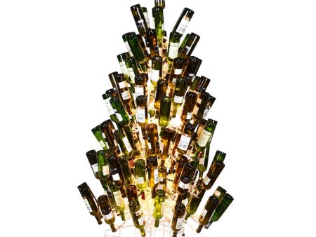 Artificial Tree : White Wine Bottle Tree Fashion