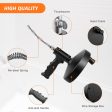 Toilet Drain Auger, 5m Kitchen and Bathroom Plumbing Clean Sinks Sewer Blockages Remover Discount