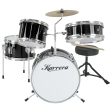 Karrera Children s 4pc Drum Kit - Black Online