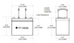 Sun Xtender Battery 84AH 12V Sealed AGM - PVX-840T For Cheap