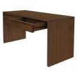 Apollo 2 Drawer Writing Desk (Walnut) Online now