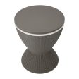 Taupe Ice Bucket Table Online Sale