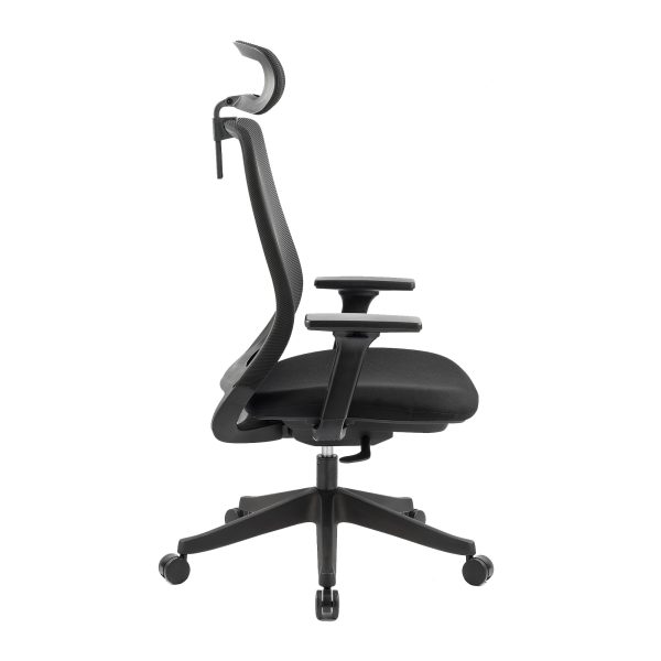 Carlie High Back Molded Foam Seat Ergonomic Office Chair In Black Supply