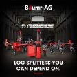 Baumr-AG 12 Tonne Petrol Hydraulic Wood Log Splitter - HPS400 Online now