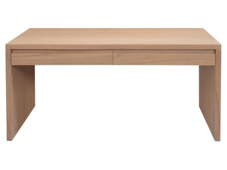 Apollo 2 Drawer Writing Desk (Natural) Sale