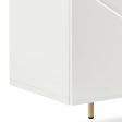 Buffet Sideboard Colour Ceramic Top MDF in Glossy White Gold Colour For Cheap