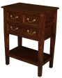 Tasmania 3 Drawer Sofa Table - Mahogany Online