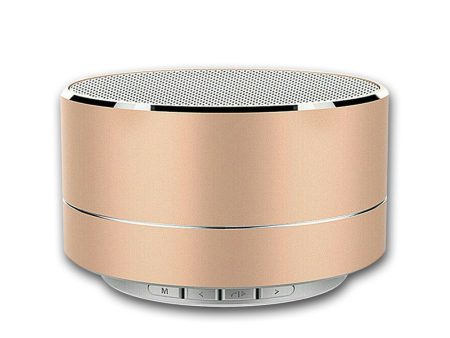 Bluetooth Speakers Portable Wireless Speaker Music Stereo Handsfree Rechargeable (Gold) Sale