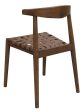 Elliot Leather Dining Chair (Walnut) Fashion