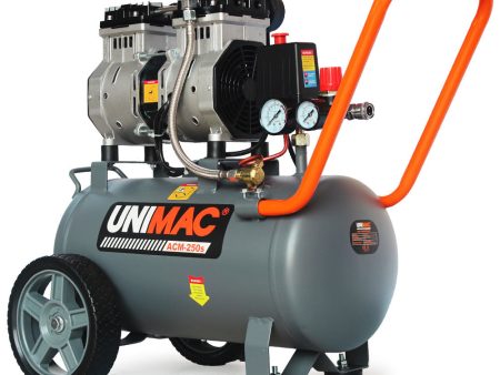 UNIMAC 25L 1.5HP Silent Oil-Free Electric Air Compressor, Portable Online Sale