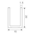 90cm Wall to Wall Frameless Shower Screen with White Channel and SS Hinges , Square Knob Handle For Cheap