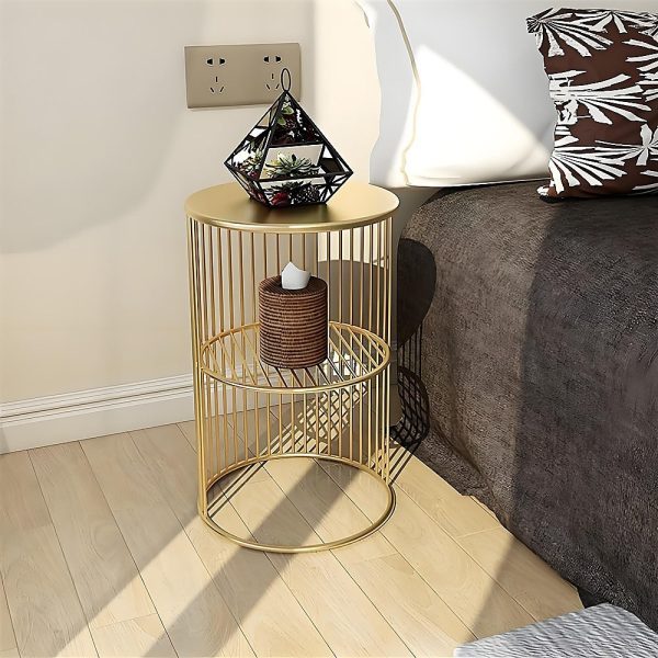 Round Side Table Bedside Bedroom Lounge Furniture For Discount