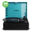 Victrola Revolution Go Turntable - Blue + Bundled Crosley Record Storage Display Stand Online Sale