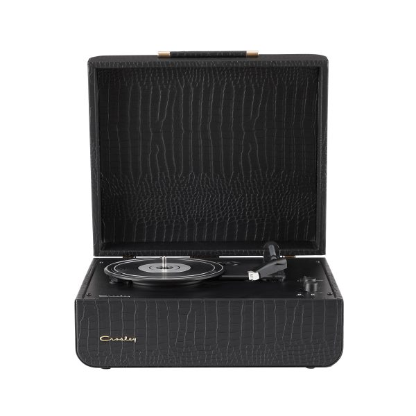 Crosley Mercury Turntable - Black + Bundled Crosley Record Storage Display Stand Online Hot Sale