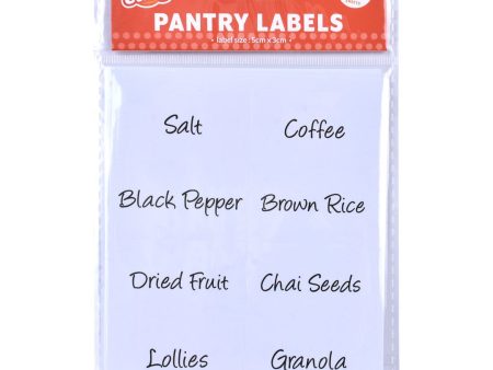 Cook Easy 40pc Pantry Label Stickers Online now