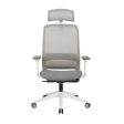 Carlie High Back Molded Foam Seat Ergonomic Office Chair In Grey Cheap